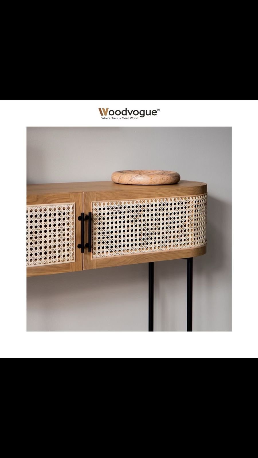 Can wood console